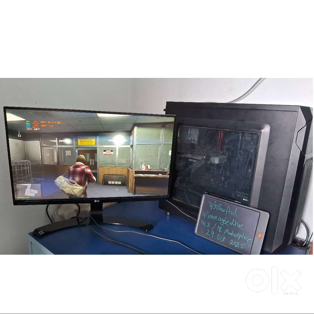 Gaming PC with GTX 1060 including monitor