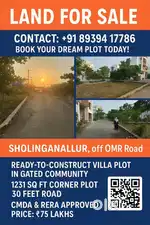 Plot for Sale near IT HUB - Chennai