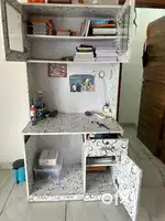 Pre-Owned Study Table with Storage & Bookshelf – Durable and Spacious