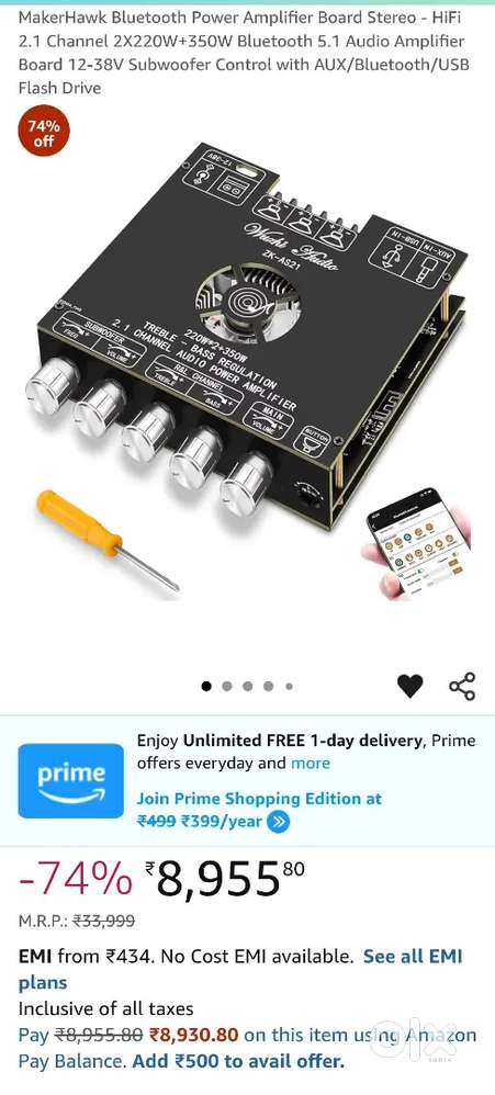 Class d amplifier 220w+220w+350w
