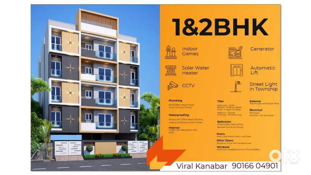 2 bhk and 1 bhk flats