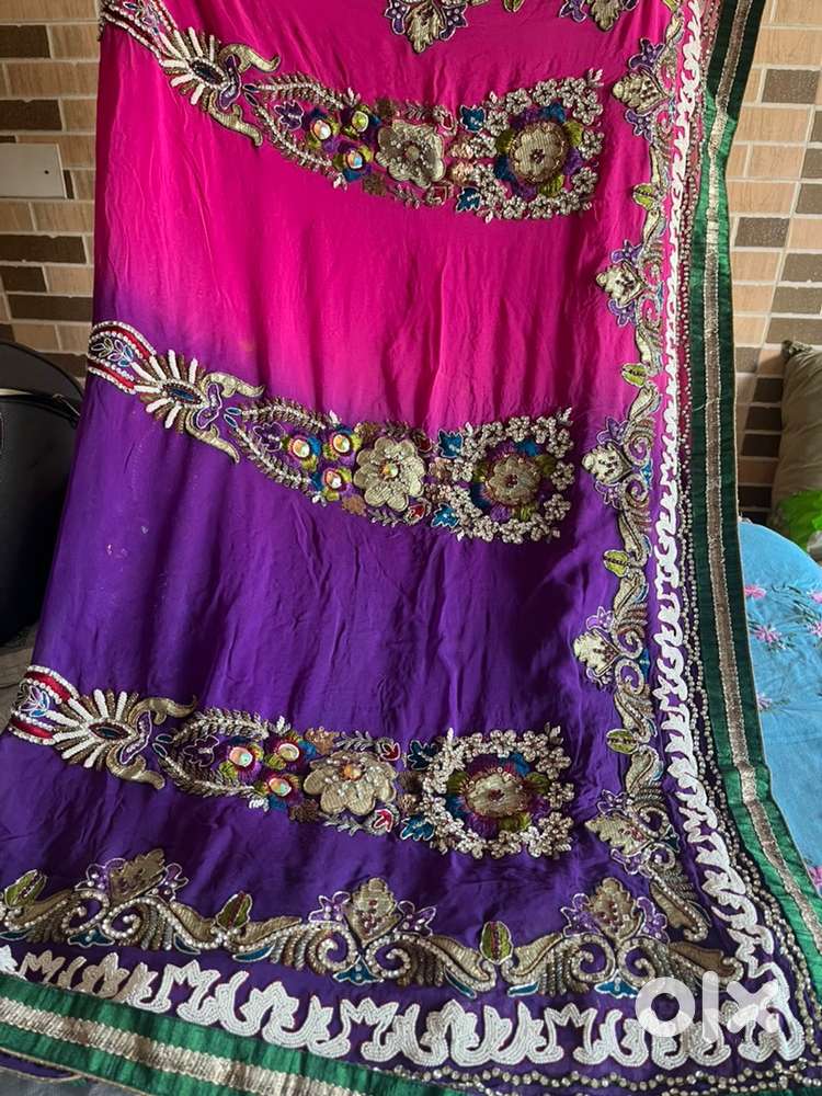 Stone work pearl saaree Mrp 15000