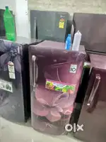 LG single door fridge good condition with warranty 1 year old