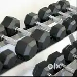Hexagon dumbbell
