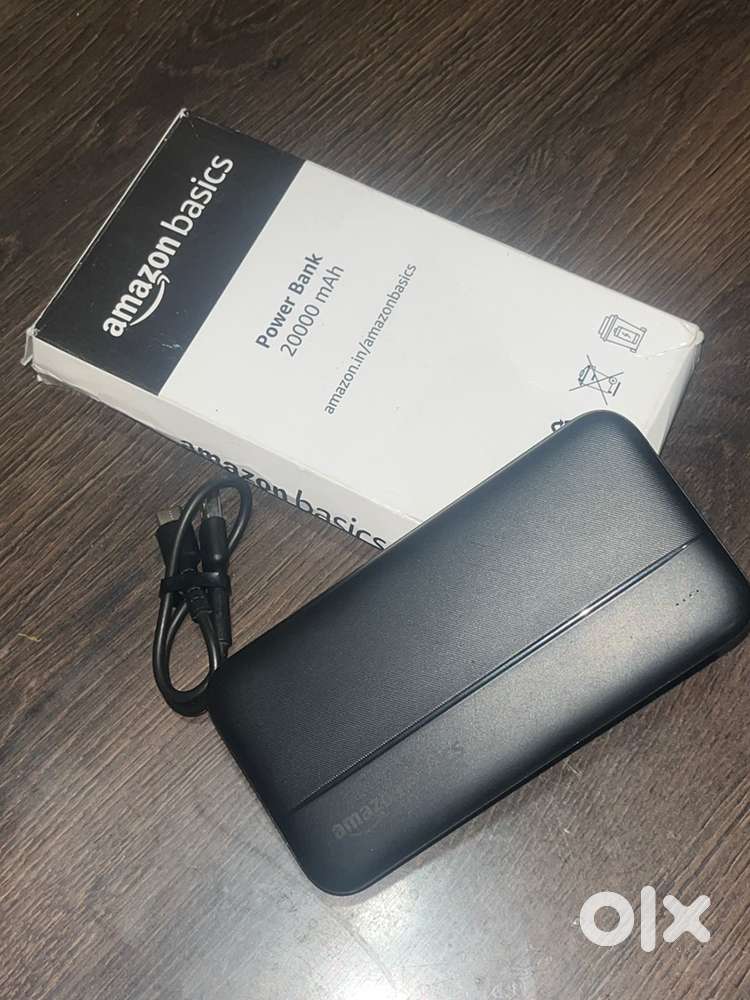 AmazonBasics 20000mAh Power Bank – Excellent Condition, Fast Charging