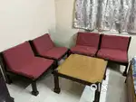 Wooden Tea table with Chair