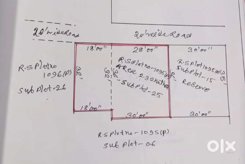 9 Lakh Per Katha – 2.32 Katha -  Arrah, Durgapur  ₹20 Lakh
