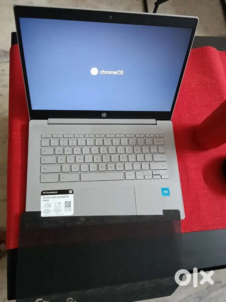 HP chrome laptop