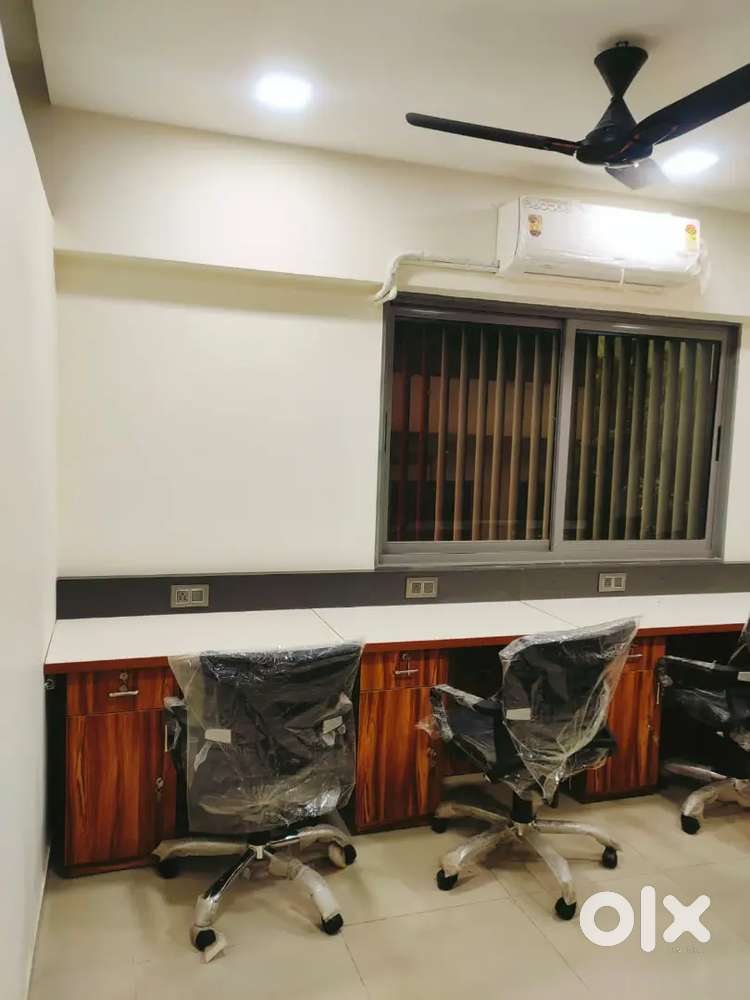 Office on rent furnished 1 cabin 10 seats at Ashram Road