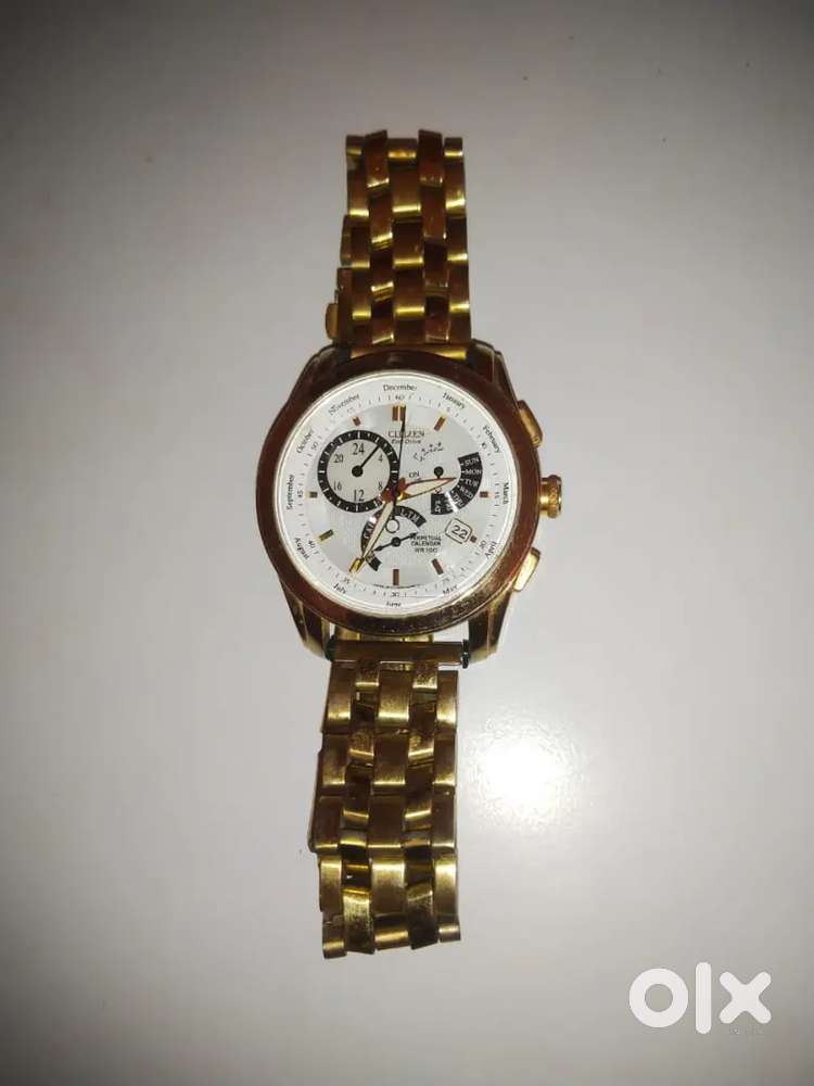 Citizen gold plated watch