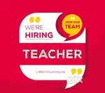 Female Teaching staff required