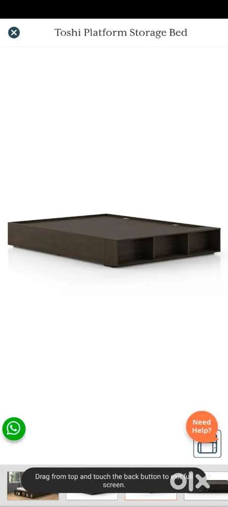 Urban Ladder Low Floor Bed