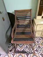 New Segun wooden chair & One leather revolving chair sell
