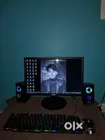 PC With Led monitor With mouse & Keyboard