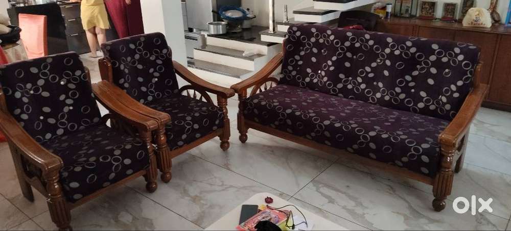 Pure sagaun wood sofa