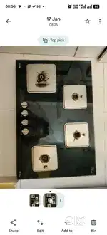Glen 4 burner cooktop for sale