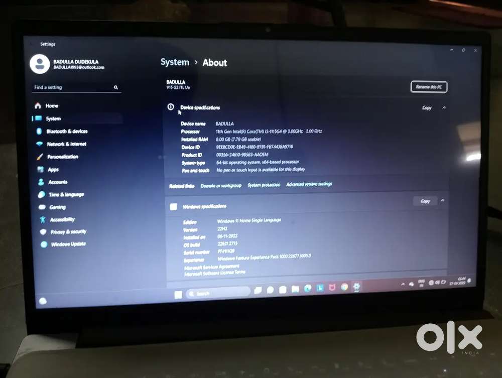 Laptop  11th generation