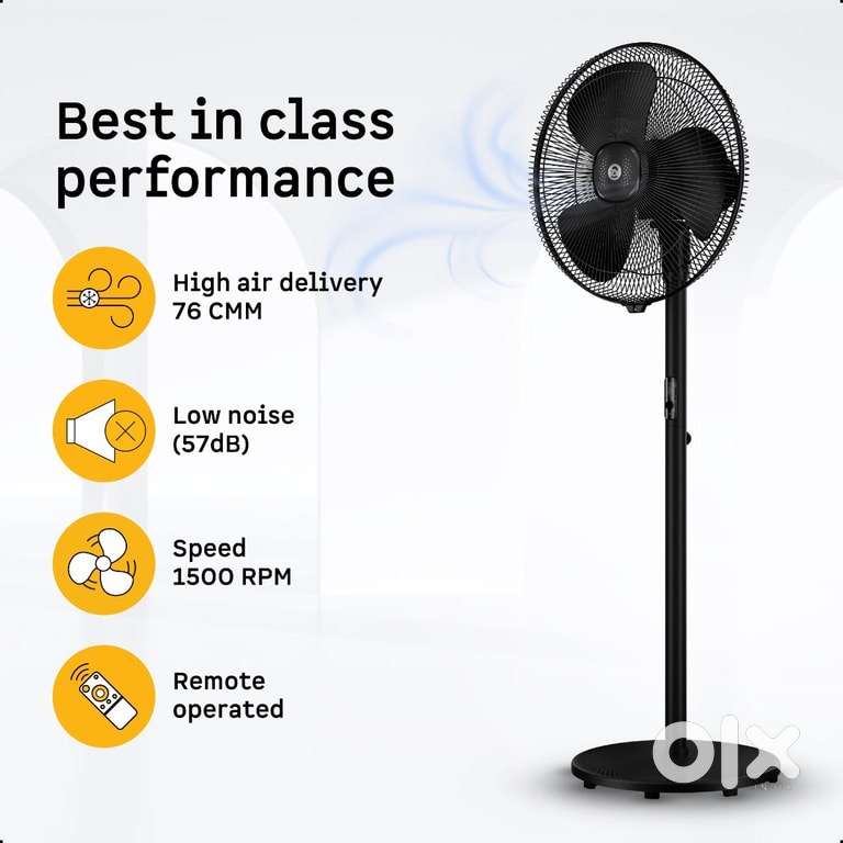 Atomberg Pedestal Fan – Hardly Used, Excellent Condition