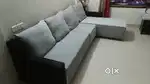 3 piece sofaset, 6 seater dining table, 2 prams,all in good condition.