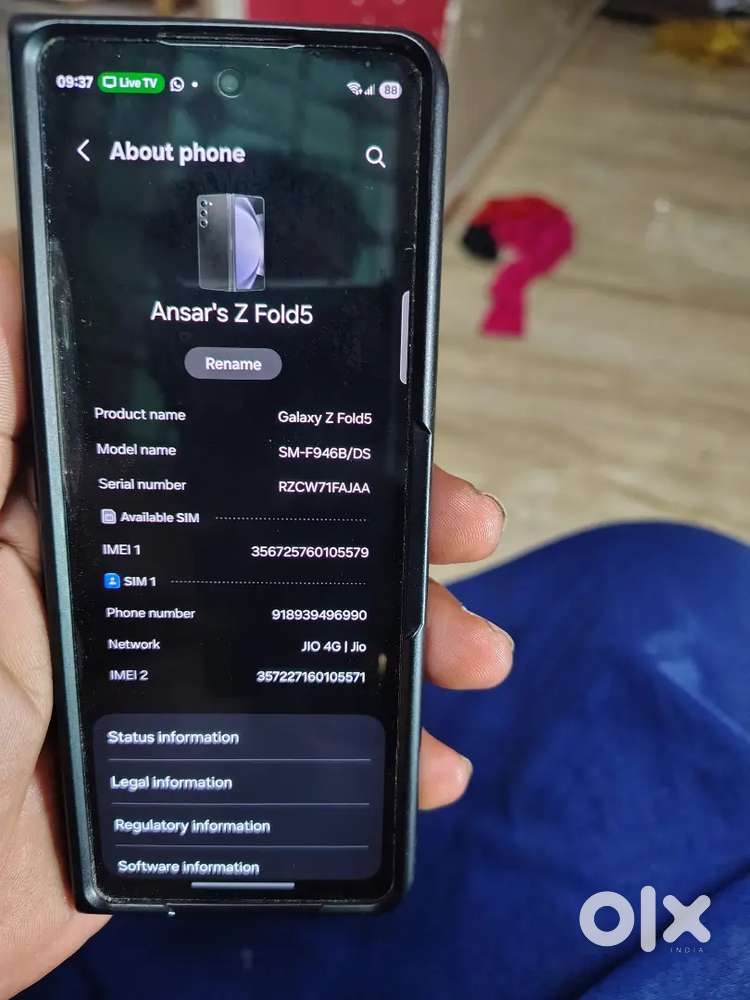 Samsung fold5 with neat condition