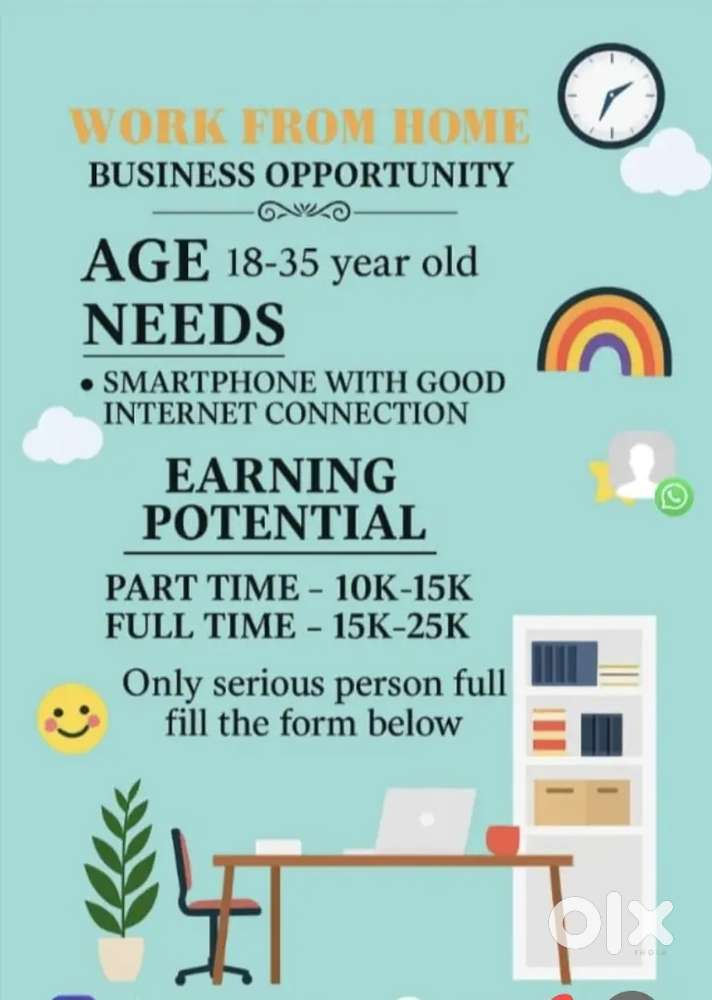 WORK FROM HOME OPPORTUNITY