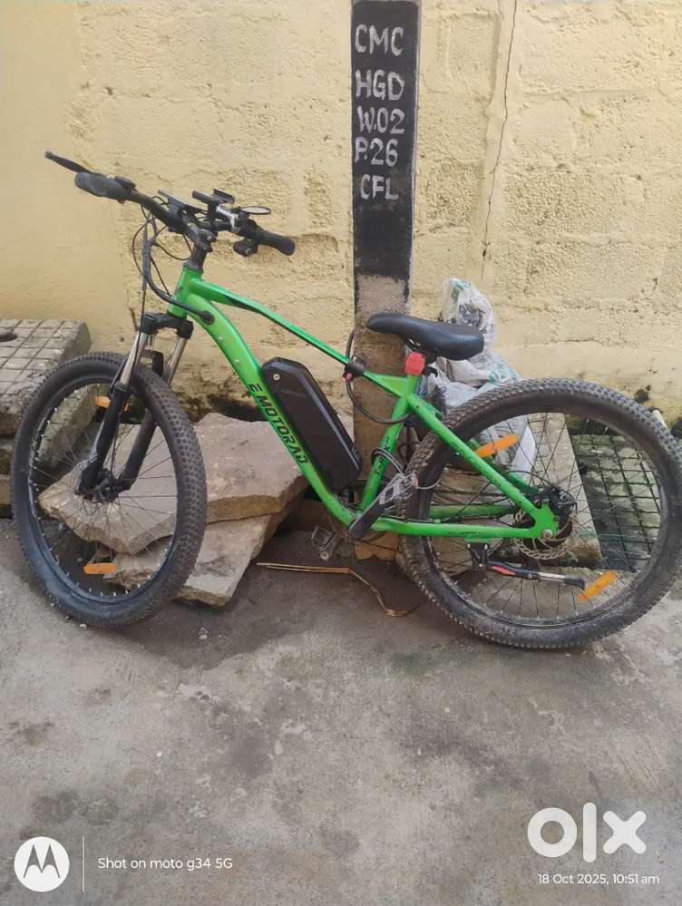 EMotorad T-REX AIR 27.5 Emerald Rush EV 10.2Ah battery 40km/h speed