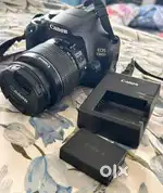 Canon EOS 1300D DSLR + 18-55mm kit lens + charger/battery