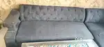 L shape sofa new condition no damange