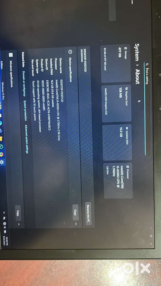 Lenovo ThinkPad T480  Intel i5 11th Gen Touch screen