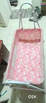 Foldable Baby Cradle with Mosquito Net