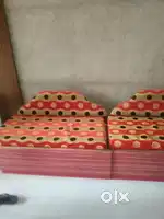 Sofa with box . computer table chimney