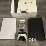 PlayStation 5 Bundle Lot PS5 Disc Console, 2 Extra Side Plates, Spide