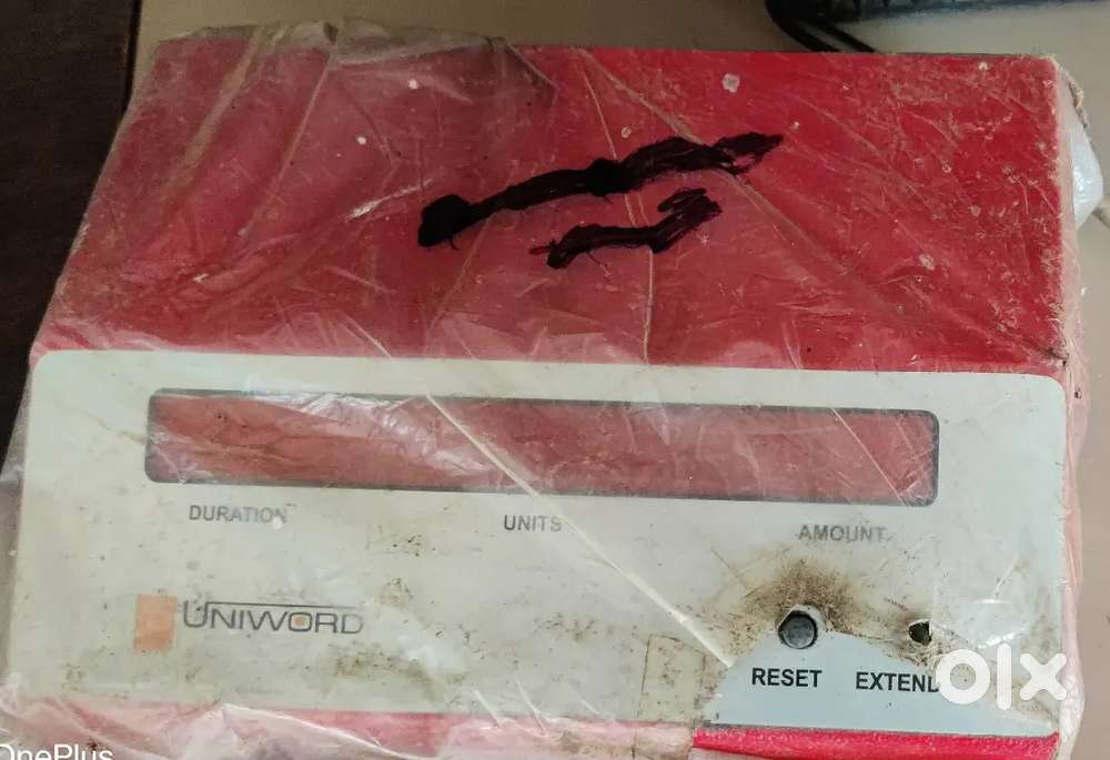 Pco call monitor and amount showing box two pieces with good condition