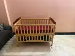 baby cot with mattress
