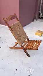 Solid Sheesham Wood Foldable Garden Chair.
