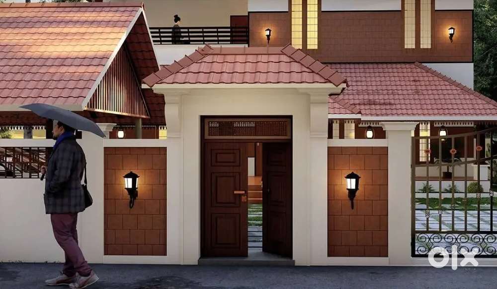 Beautifully Designed -8 cent 3BHK Nalukettu House for sale in Thrissur