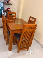 4 setar dining table solid wood and best price