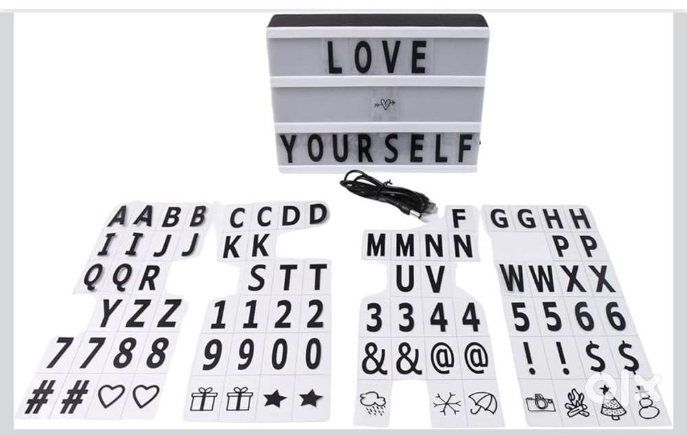 Led message light box
