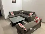 7 Seater Sofa (Grey) (L shape)