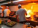 Fast food restaurant (chef) cooker And helper