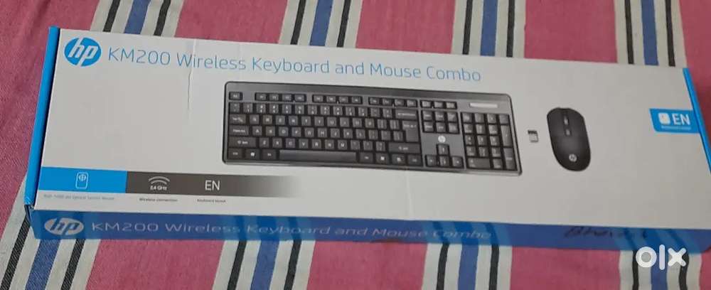Hp km200 wireless keyboard and mouse combo