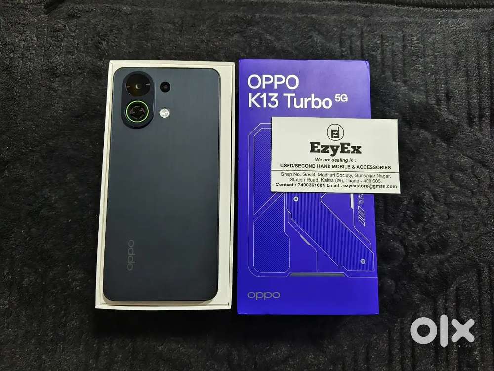 EZYEX - Oppo K13 Turbo 5G (8/256 GB) Brand New - Only 15 Days Old