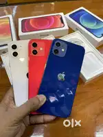 Apple iphone 12 5g (4gb 128gb) 100% battery fresh pieces unused avalbl