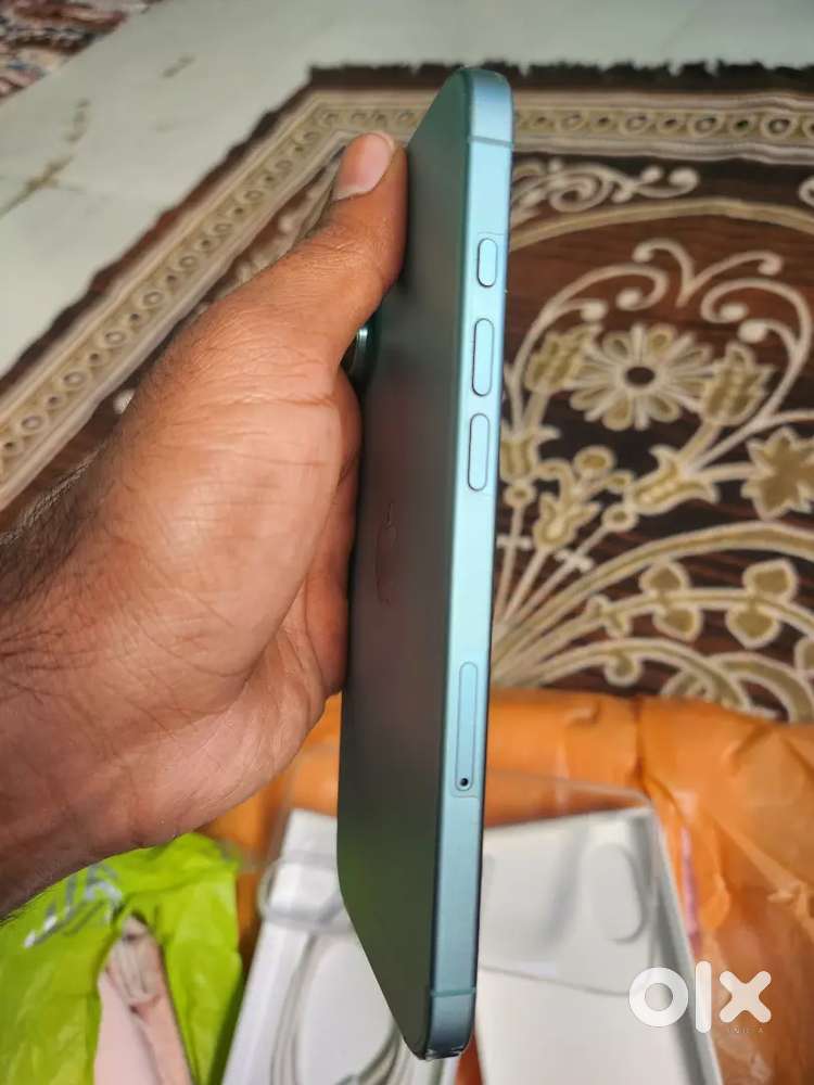 Apple iphone 16 plus 128gb teal color indian specs warranty till jan26