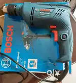 DRILL MACHINE BOSCH 0 day use very very new condition DRILL AND HAMER