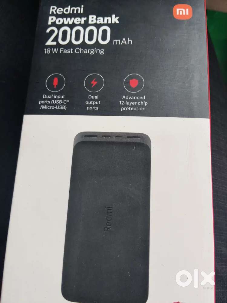Redmi Power Bank and redmi earbuds