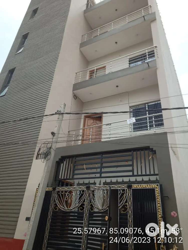 3 BHK FLAT ON 3RD FLOOR WITH CAR PARKING TWO SIDE BALCONY