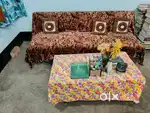 Bed, Sofa, Centre Table, Showcase, Long Stool, Computer table & Fan