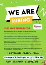 BB wanted Delivery Boy's at ( KOMPALLY )!! ( Like Helper )!