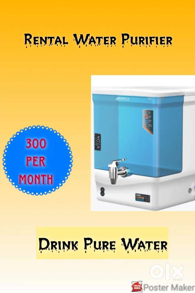 Water Purifier On Rent